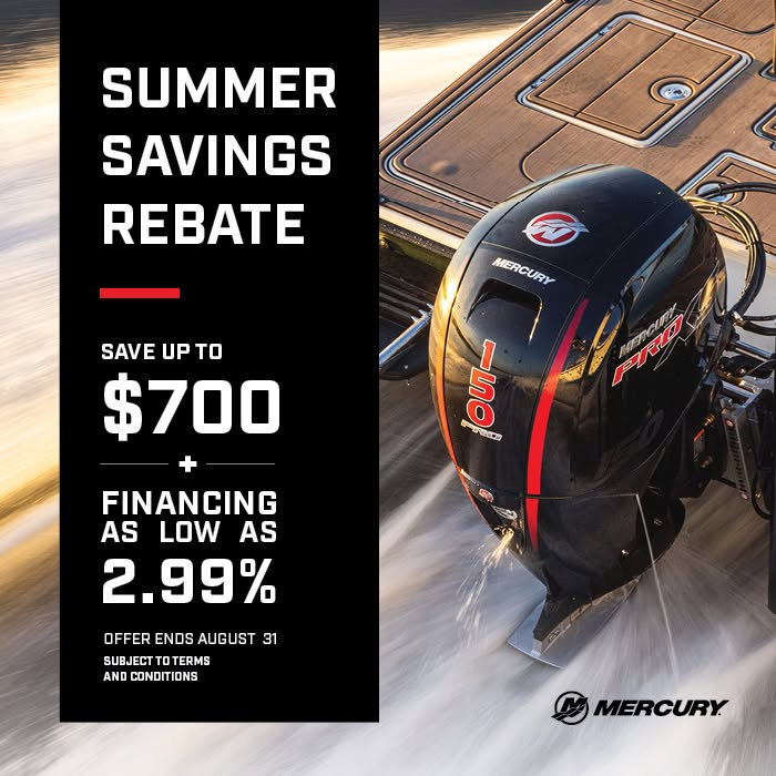 Mercury Marine sale advertisement